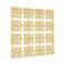 Gold Aluminum Contemporary Wall Decor, 43" x 42"